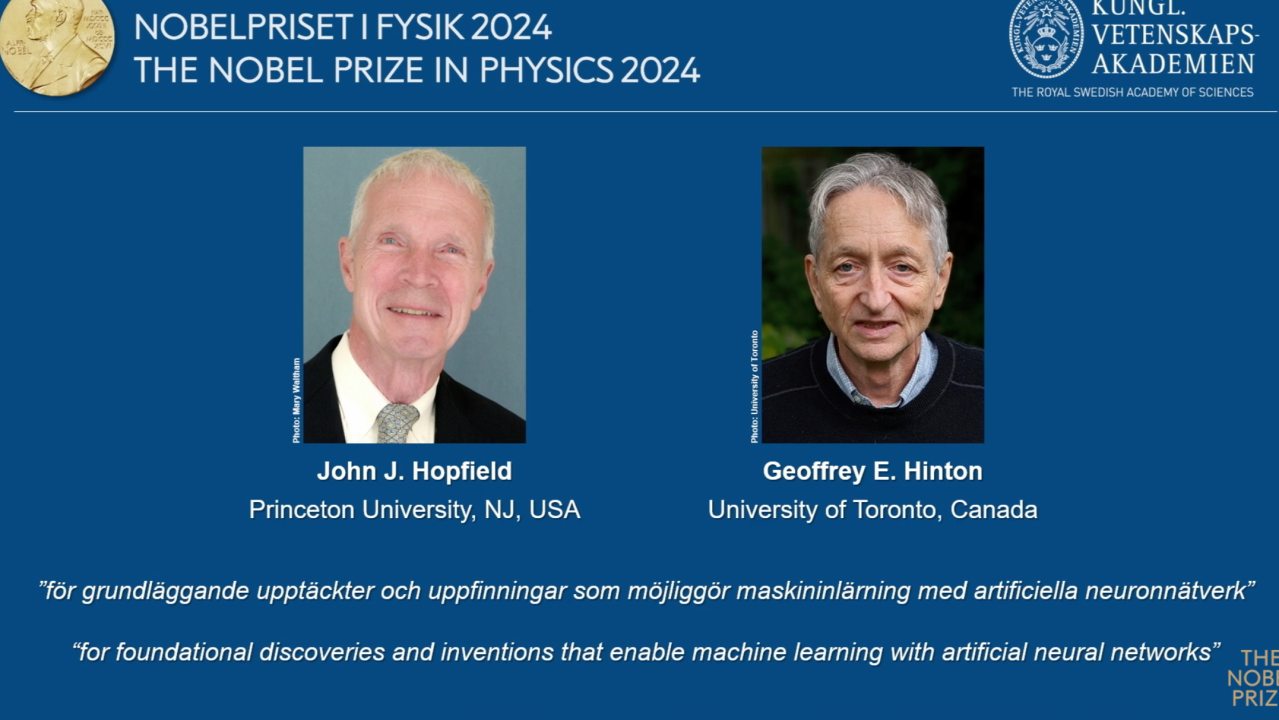 Nobel Prize in Physics 2024 Image